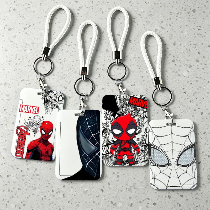Porta-Cartões Deslizante Marvel Spider-Man Para De Campus E Trânsito