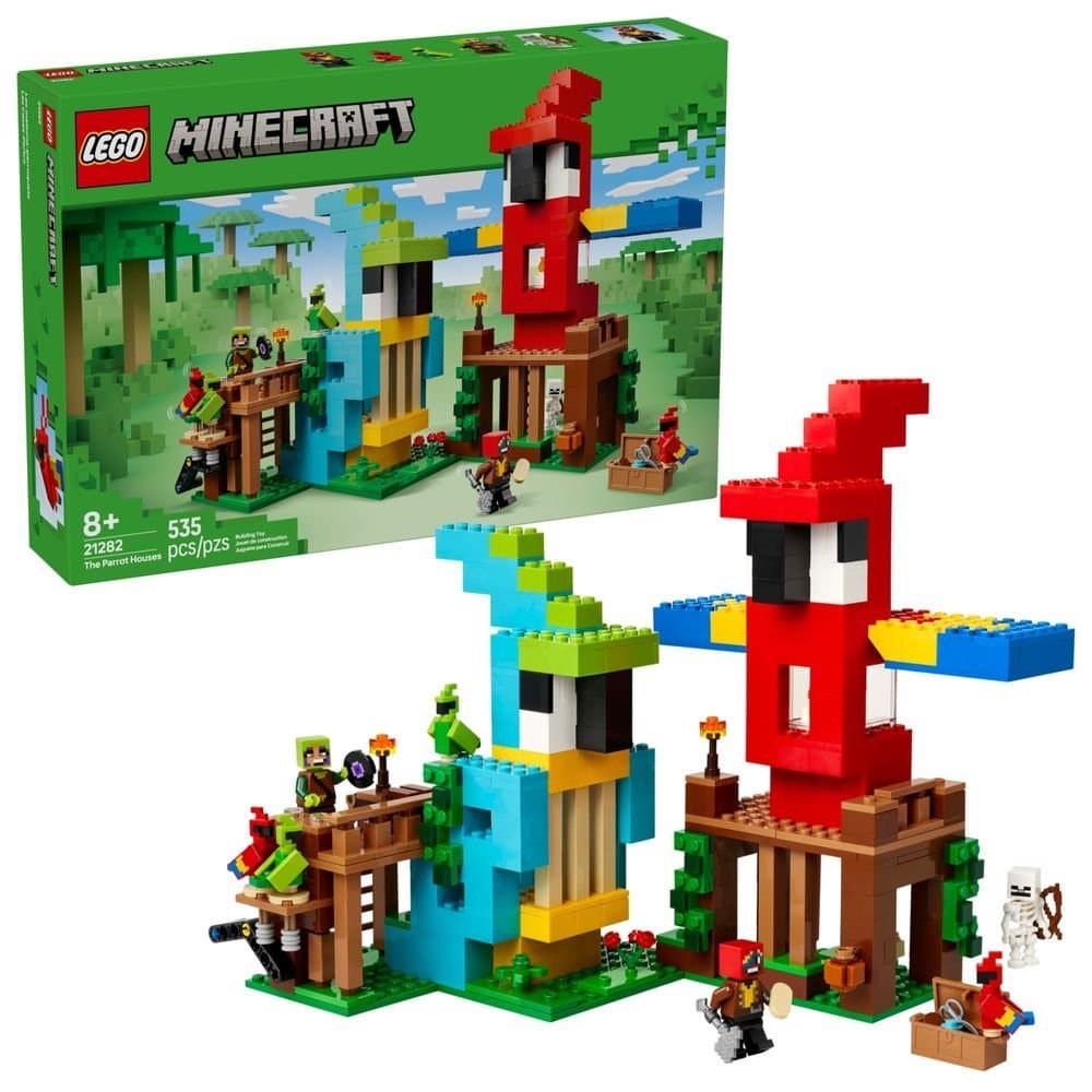Lego Minecraft As Casas dos Papagaios 21282
