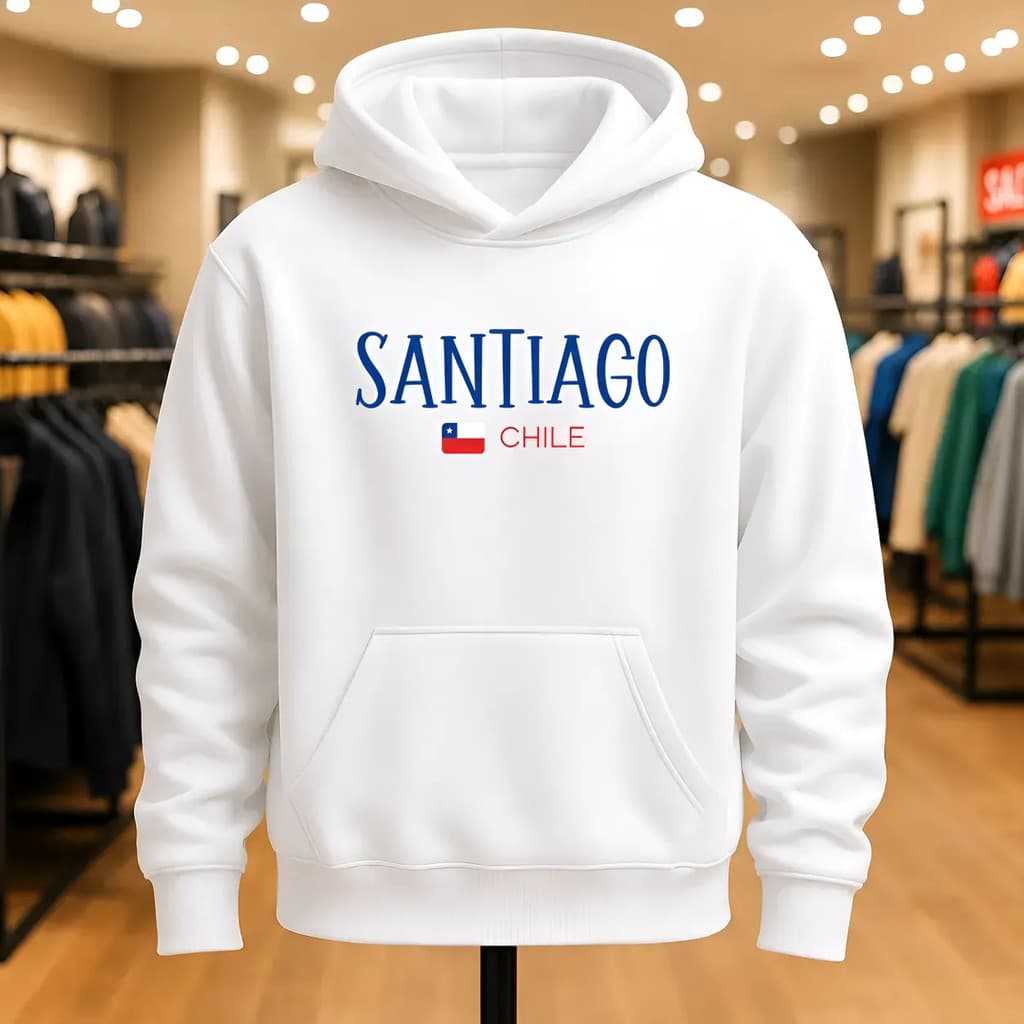 Moletom Blusa De Frio Casaco Adequado Santiago Chile