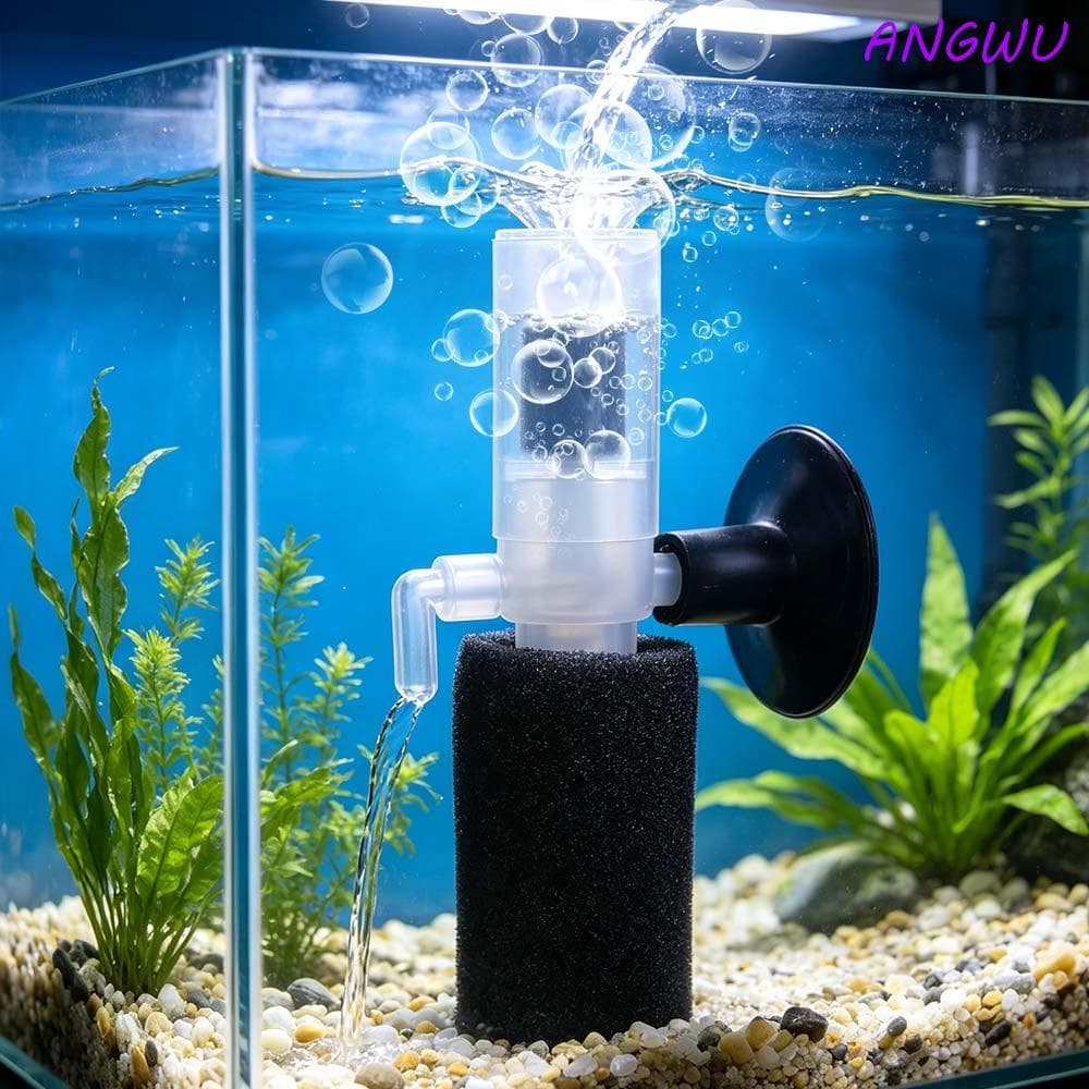 Purificador De Água De Aquário ANGWU , Mini Filtro De Tanque De Peixes Multicamadas , Bombas De Esponja Ultrassilenciosa
