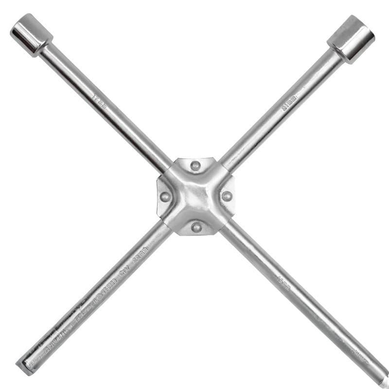 Yiertuo (YATO) Chave de pneu para troca de pneu, ferramenta de remoção de pneu sobressalente de carro, chave cruzada