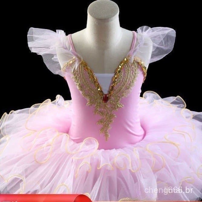 ➹ Novo Estilo De Ballet Desempenho Traje Meninas Saia Suspender Gaze Pettiskirt Pouco Cisne TUTU Da Dança Das Crianças