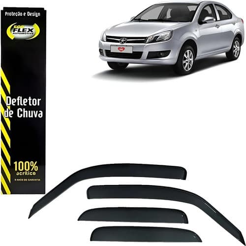 Calha De Chuva Defletor Jac J3 Sedan 2011 A 2017 4p Ecoflex