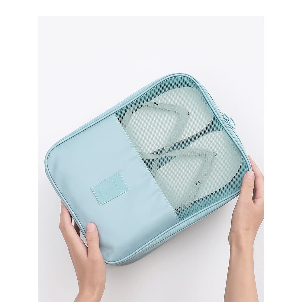 Saco de armazenamento de sapato viagem portátil saco de sapato à prova dwaterproof água grande capacidade organizador sa
