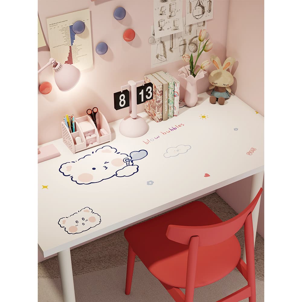 Adesivo de desenho animado para mesa, reforma, autoadesivo, à prova d'água, à prova de umidade, modificação de mesa, cap
