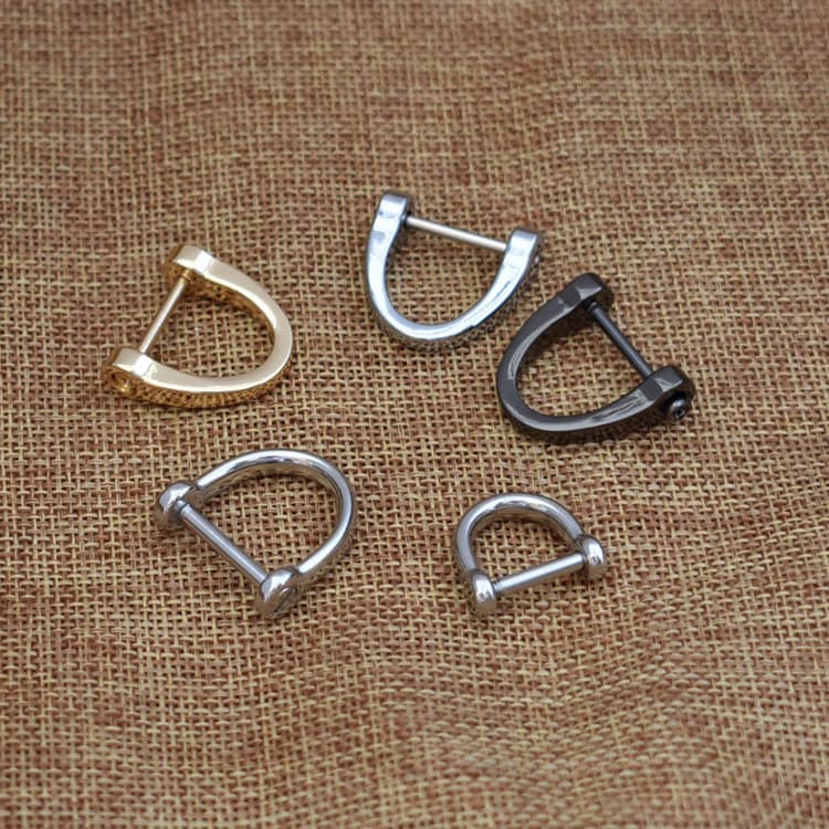 Chaveiro com fivela de ferradura, chaveiro masculino de aço inoxidável para carro, feminino, exclusivo, criativo, Hardwa