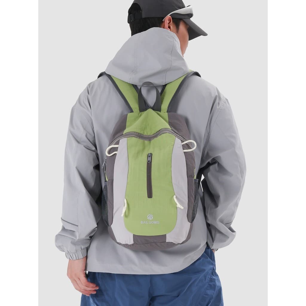 Ciclismo esportes mochila masculina leve armazenamento pequena mochila ao ar livre correndo saco de ginásio simples diár