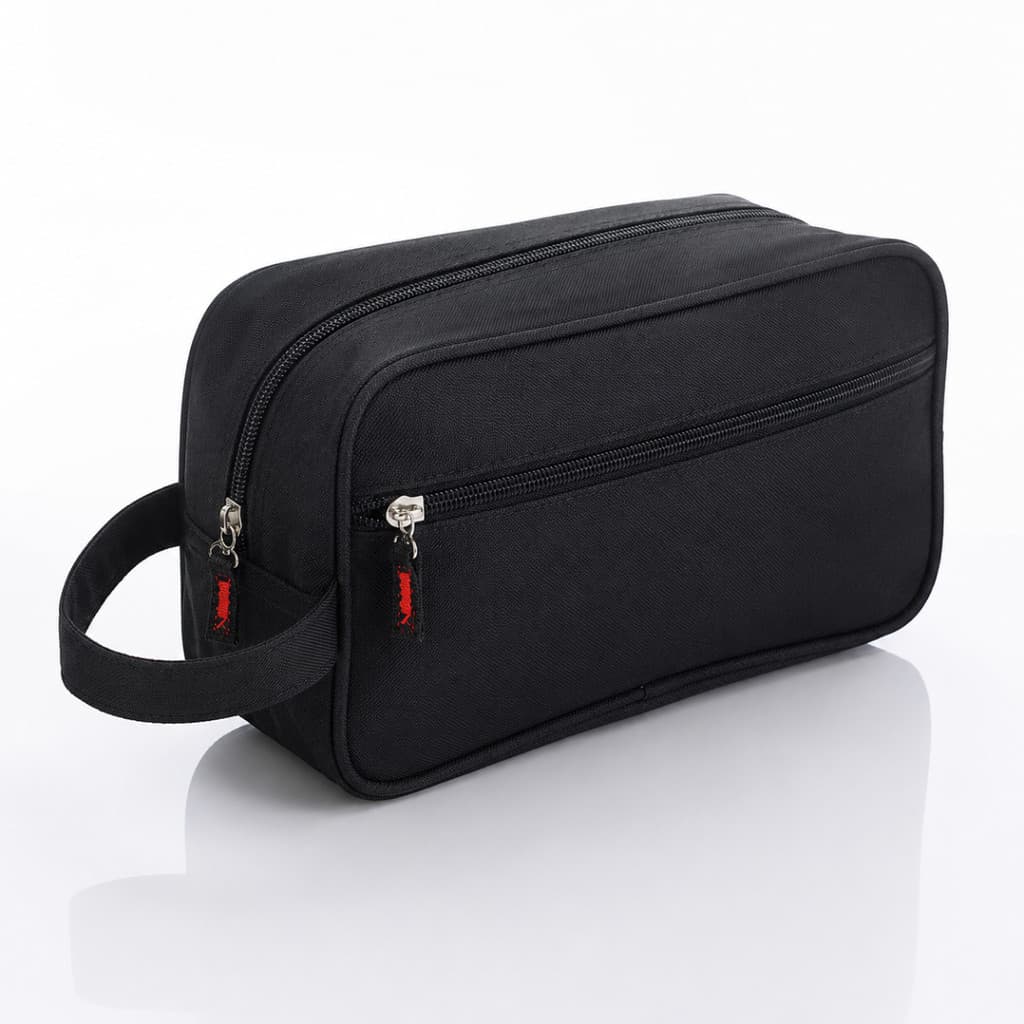 Necessaire Masculina Preta Multiuso Resistente com Zíper