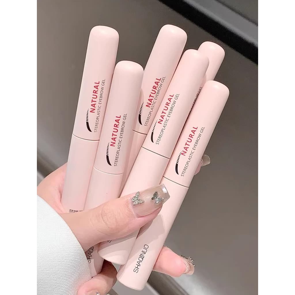 Meio Sangue Sinta Sobrancelhas Selvagens!Líquido modelador de sobrancelha de duas cabeças, de longa duração, tridimensio