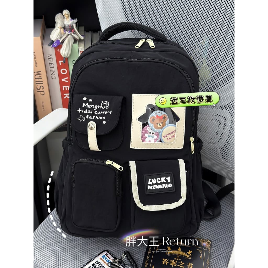 Mochila escolar grau 3-6 japonês ins mochila de alta aparência feminina estudantes do ensino médio classe Commuter grand