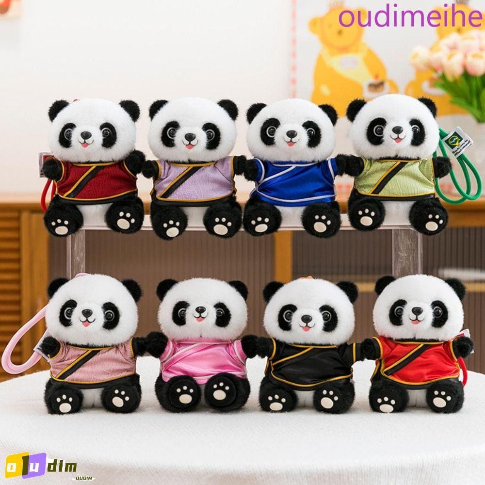 Brinquedo De Pelúcia OUDIMEIHE Panda , Pingente De Hanfu De Seda Estilo Chinês , Brinquedos De Desenho Animado