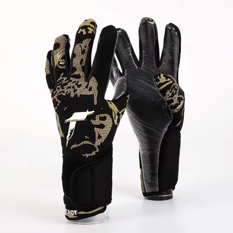 Hyun Chi Mao Novo Estilo No . 7.5 Luvas Profissionais De Goleiro De Futebol Espessadas , Resistentes Ao Desgaste E Respi