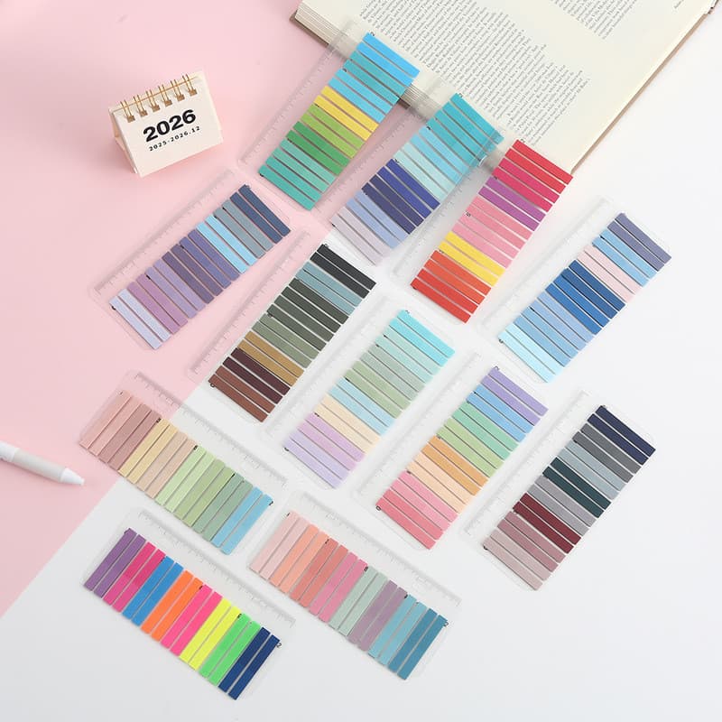 320 adesivos Morandi cor notas pegajosas cor nota pegajosa manual de papel adesivos decorativos