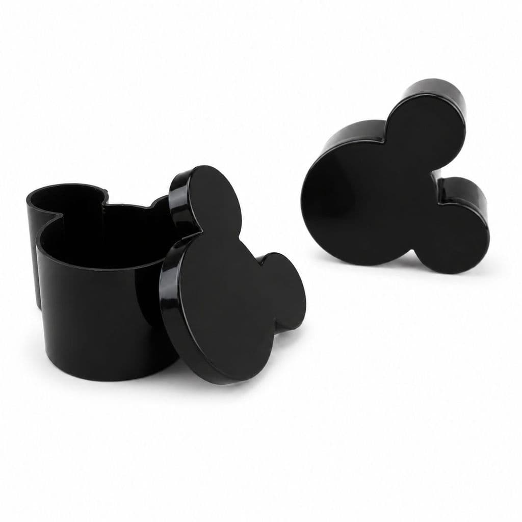 Caixinha Lembrancinha Mickey Minnie Baleiro Mouse Festa Luxo Acrilico Latinha