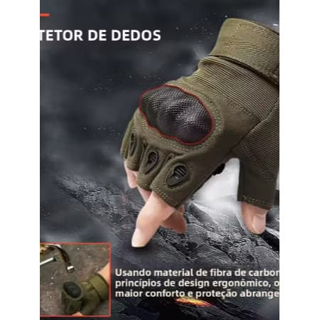 Luvas Táticas Resistente  Anti-Skid Men's Para SWAT Militar/Combate/Paintball Com Respirável Para Esportes Ar Livre