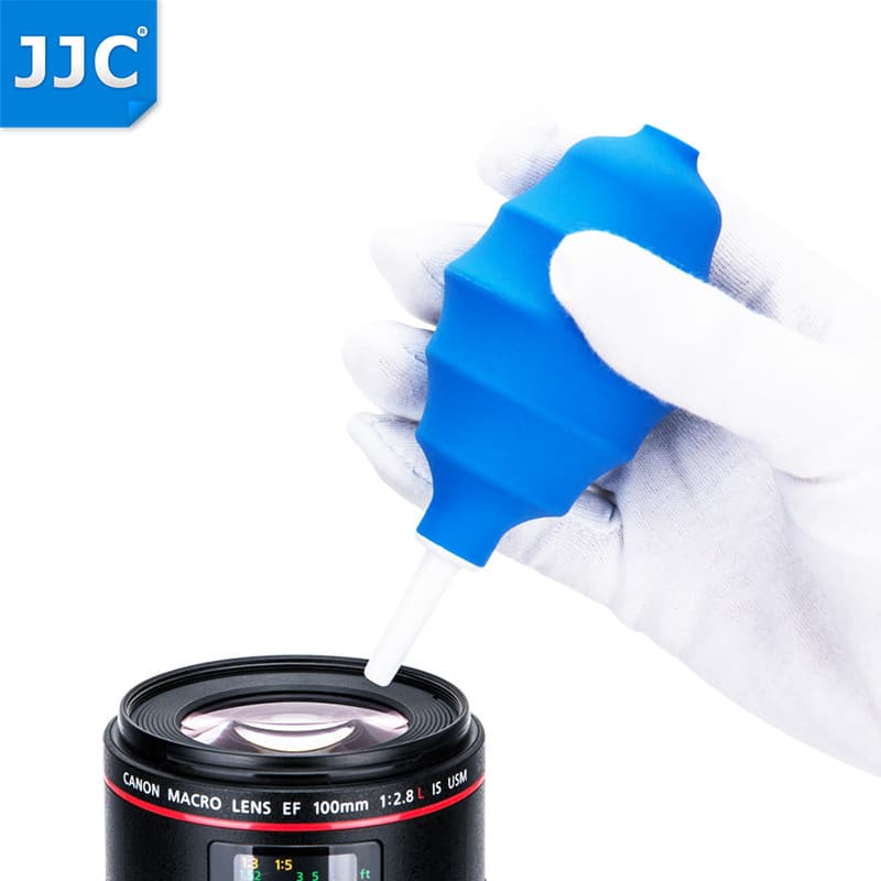 JJC limpeza de ar soprando poderoso tigre de couro adequado para Canon Nikon Sony Fuji câmera lente do corpo soprador po