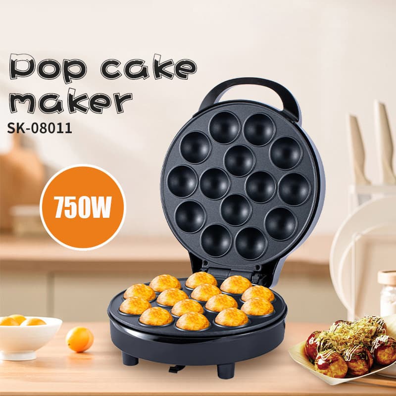 Máquina Takoyaki de 14 buracos, fabricante de bolo doméstico, fabricante de pão, almôndegas, bolo redondo, café da manhã