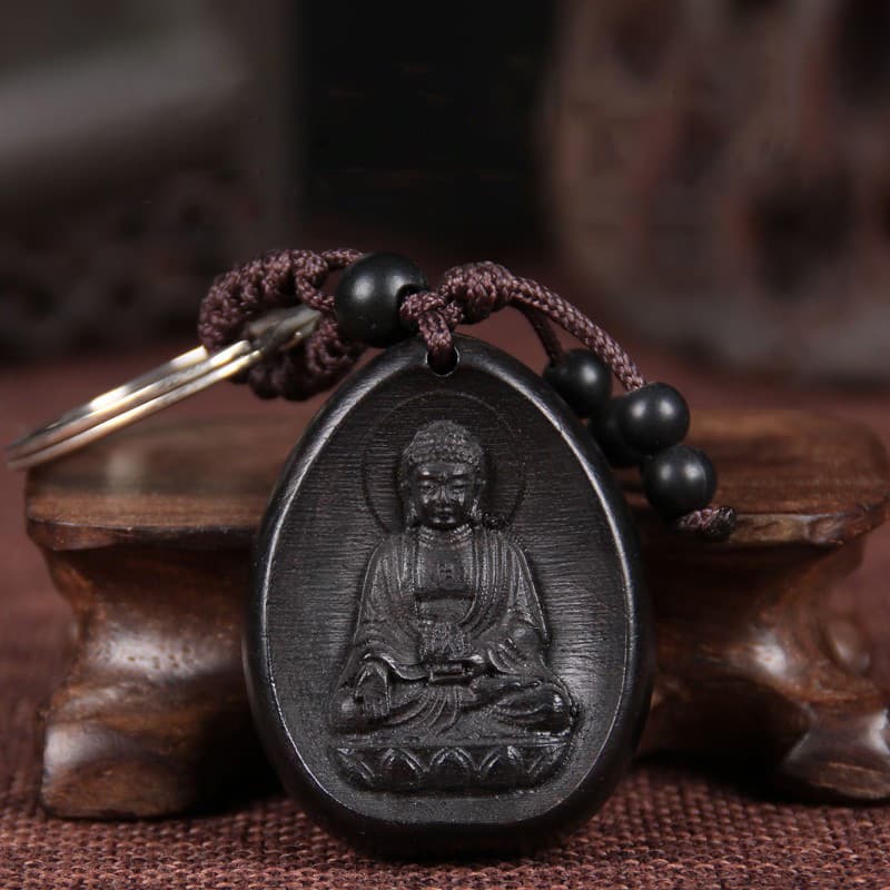 Spades Zodíaco Buda Chaveiro Pingente Jóias Manjusri Samantabhadra Diário Tathagata Homens Mulheres Pingente Portátil