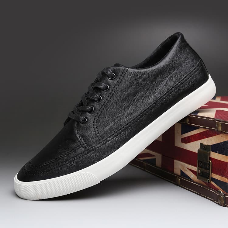 Primavera outono sapatos masculinos tênis versão coreana britânico na moda sapatos casuais negócios Formal Wear respiráv