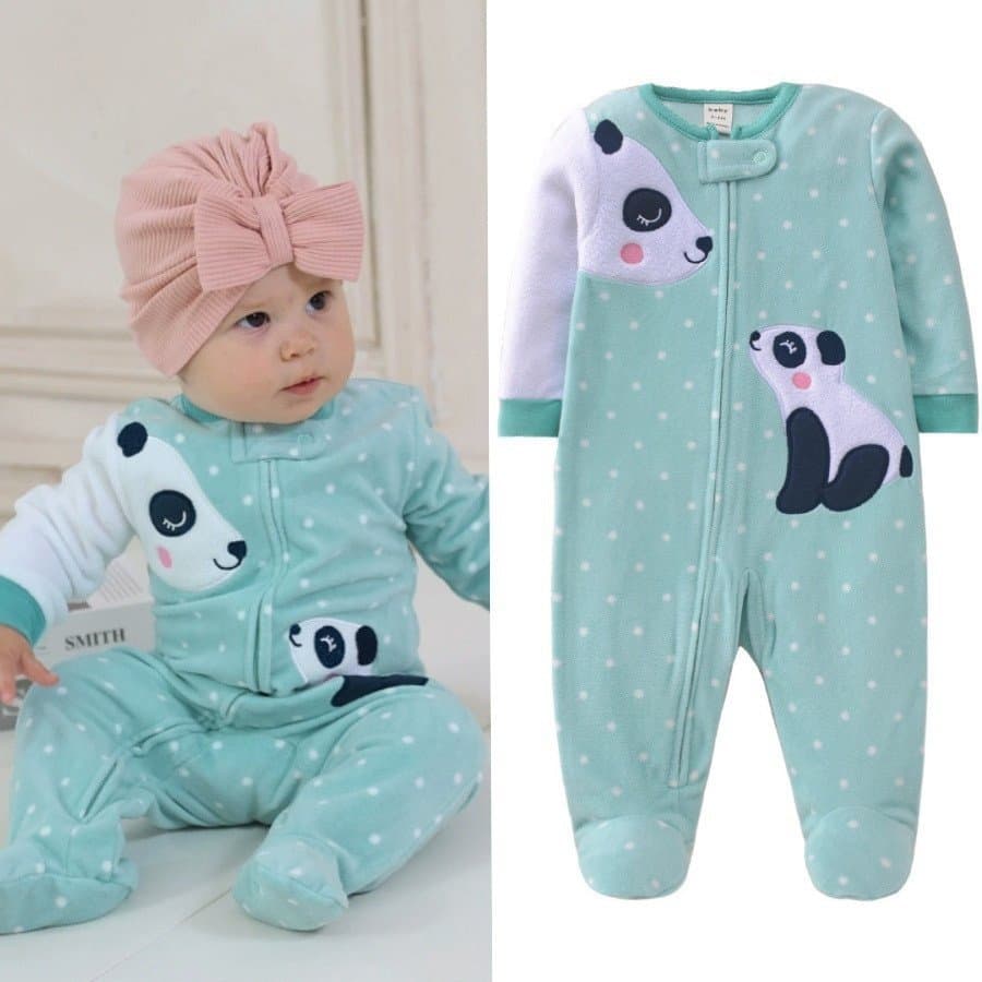 Macacão De Menina Carters Para Bebê Da Sorte/Pelúcia Lã .
