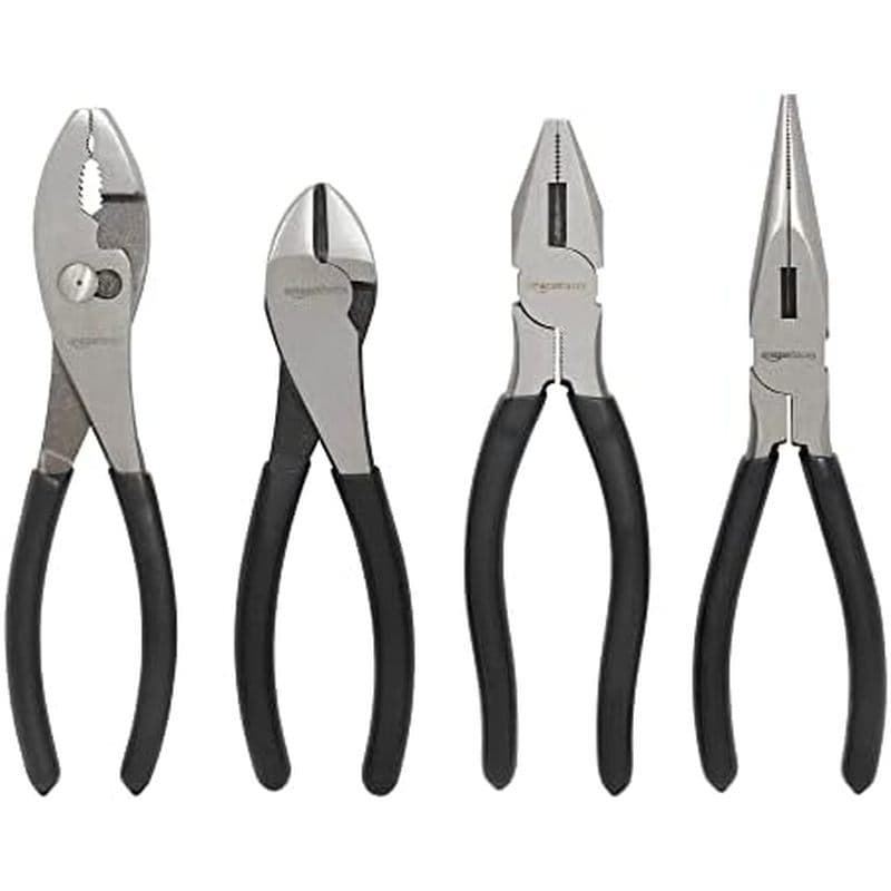 Conjunto de alicates básicos Amazon, ferramentas manuais de precisão, alicates de fio de aço com agulha afiada e corte d