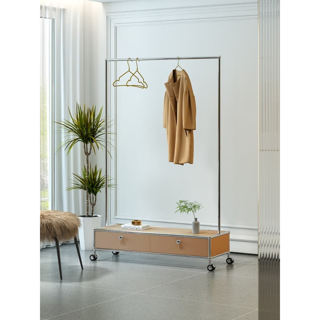 Designer Medieval minimalista móvel cabide Rack sala de estar roda módulo armazenamento gabinete INS multifuncional cabi