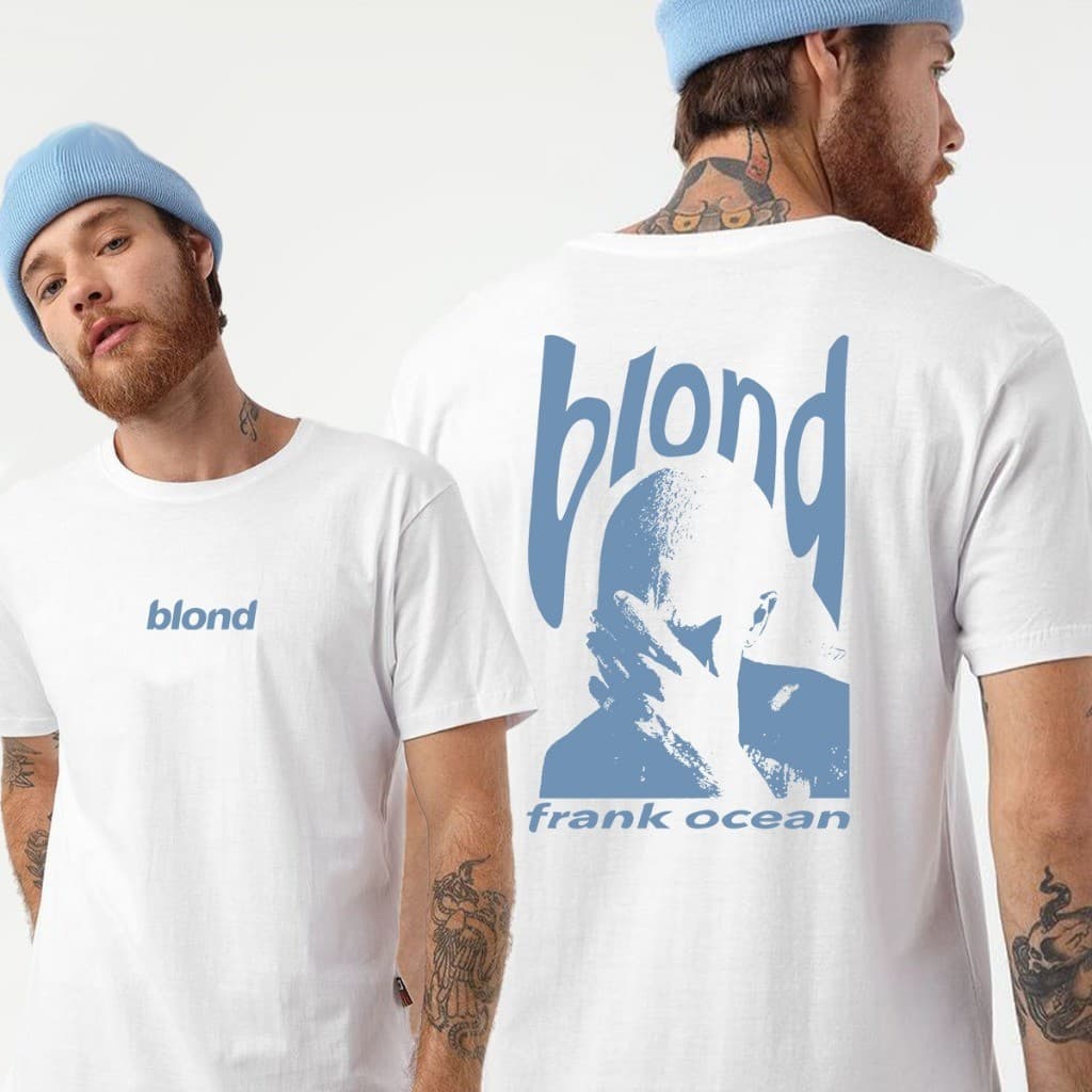 Camiseta Frank Ocean Blond Vintage Camisa Streetwear Unissex Casual Confortável Versátil Algodão