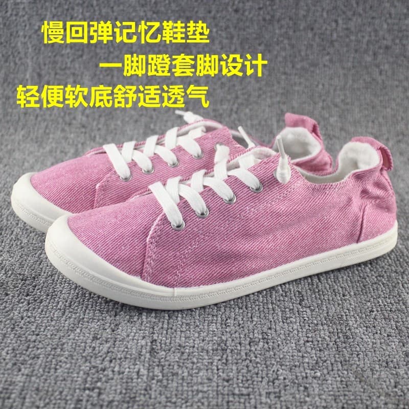 Verão meninas sapatos de lona sola macia amortecido antiderrapante sapatos casuais crianças respirável deslizamento preg