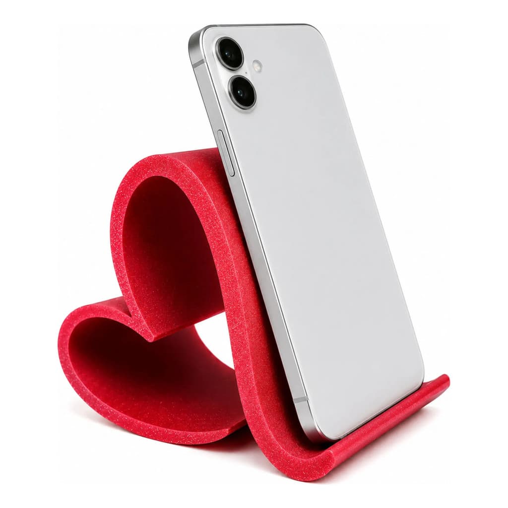 Suporte Para Celular Em Formato Coração Mesa Escritório e dia a dia