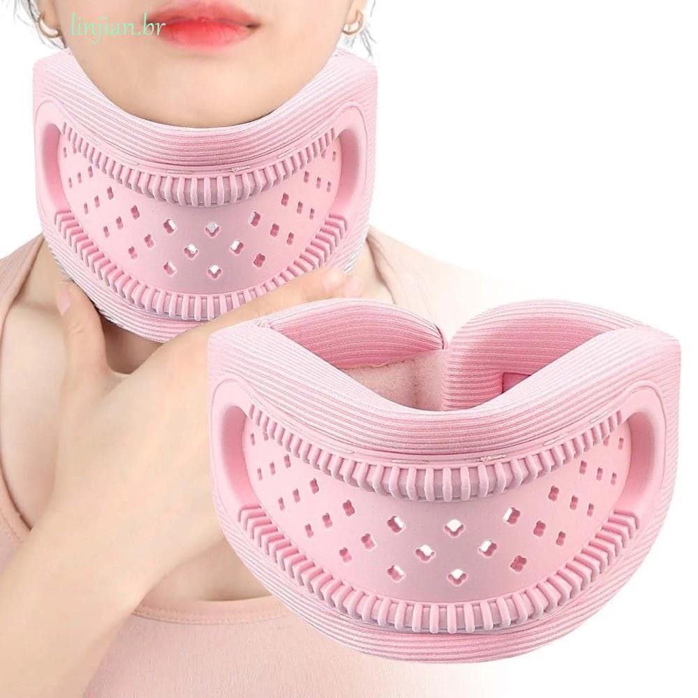 Cinta De Pescoço LINJIAN , Corretor Cervical Anti-Arco Portátil , Ortopédico Estabiliza Manga De Suporte