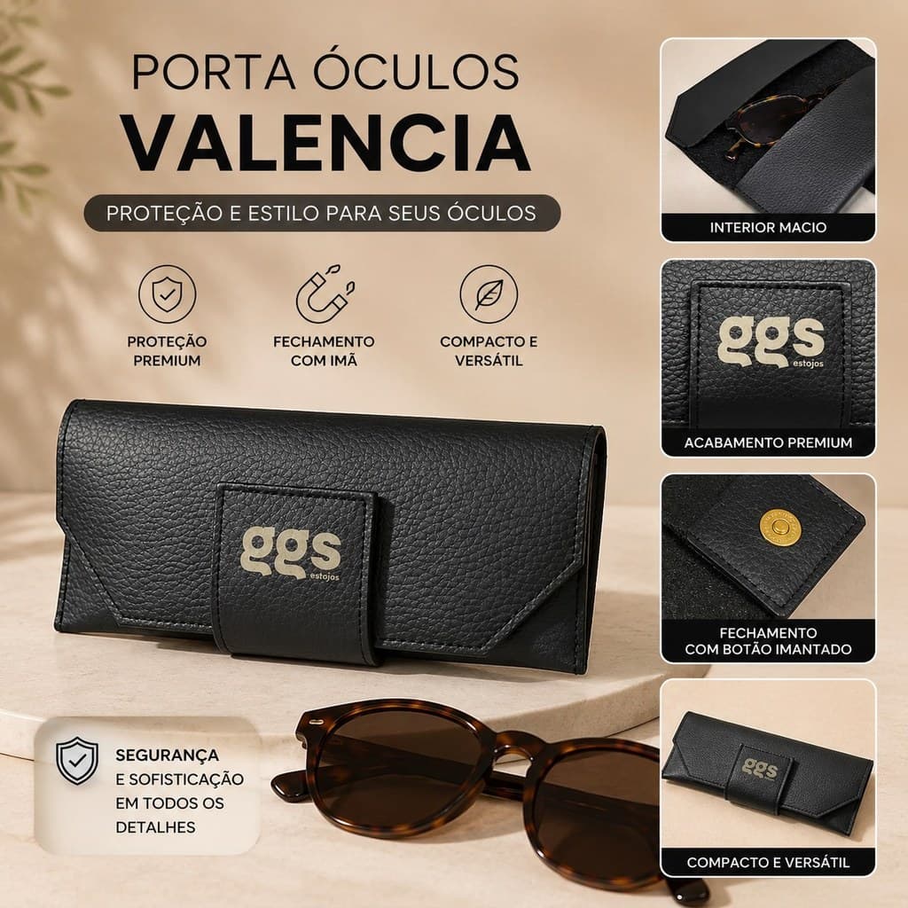 Kit 10 Porta-Óculos Personalizados Valência
