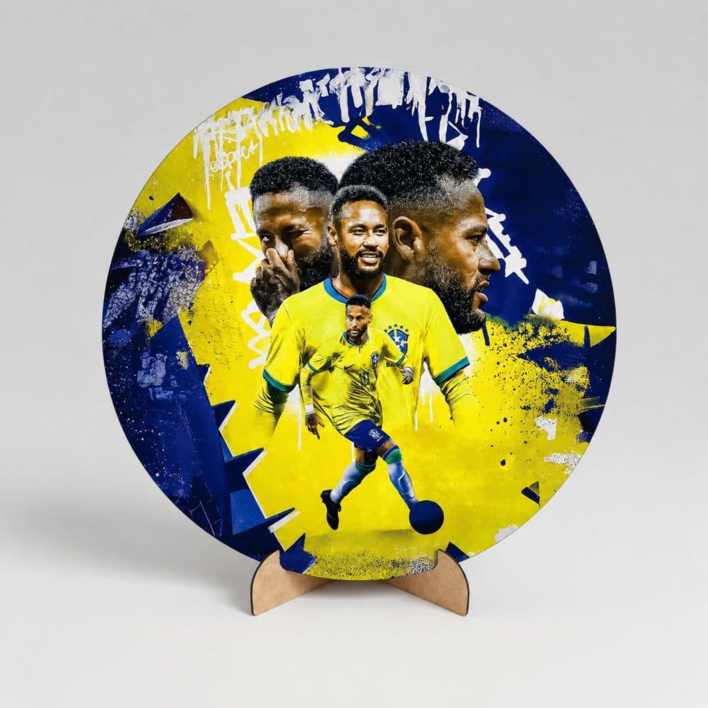 Capas Para Painel Redondo Grande ou Mini Festa De Futebol Decoração Jogador