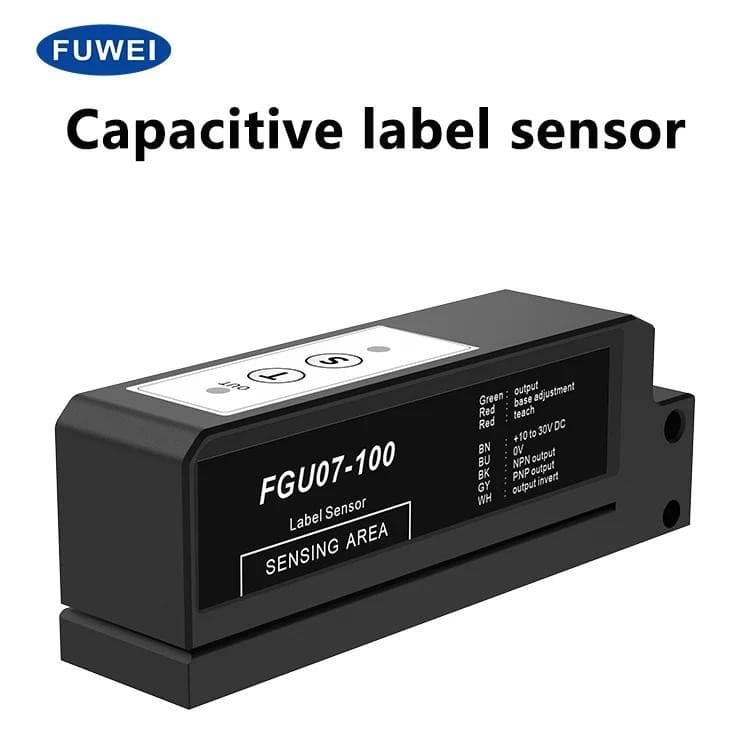 FUWEI FGU07-100 Slot Tipo Máquina De Etiquetagem De Detecção De Etiqueta Transparente sensor Elétrico Especial Ocular
