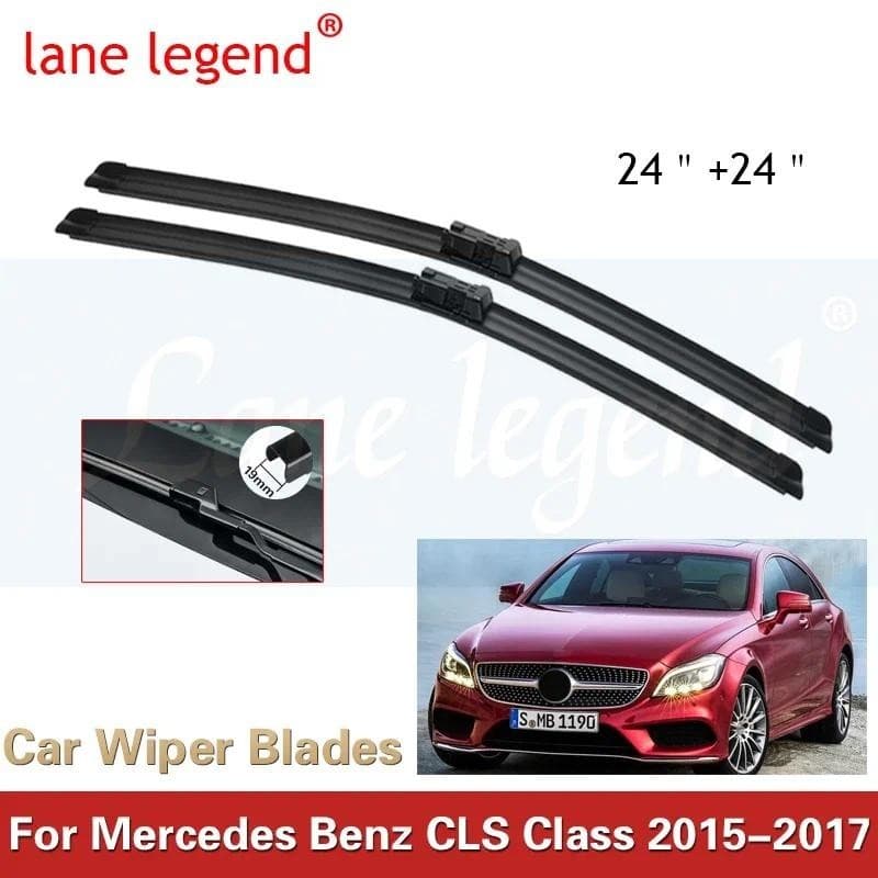 Para Mercedes Benz CLS Classe 2015 ~ 2017 2016 Janela Dianteira Pára-Brisas Limpadores Lâminas De Limpador De Carro Aces