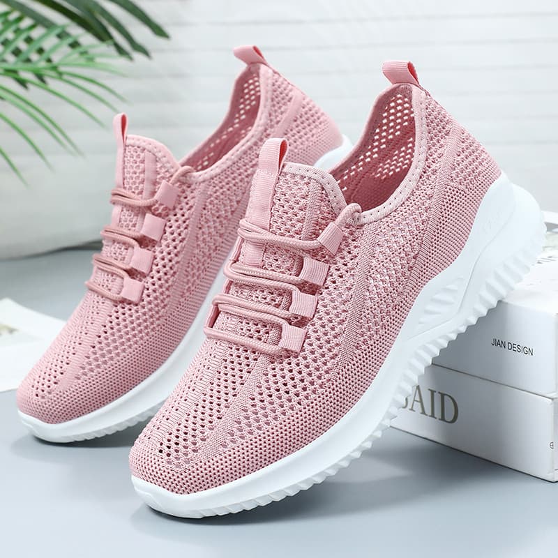 Sapatos femininos 2026 novo estilo primavera feminino novo estilo Casual tênis de corrida sapatos femininos respirável p