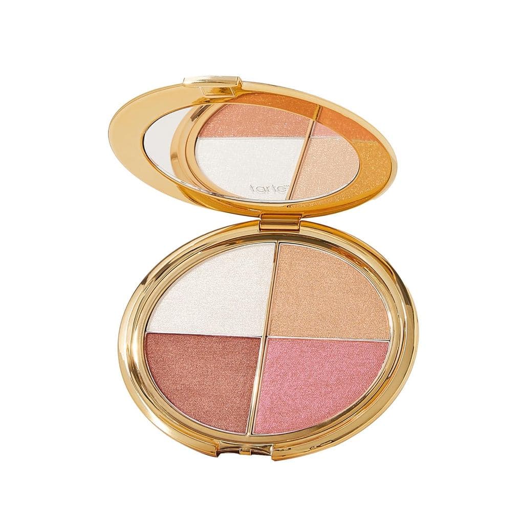 Paleta de iluminação para olhos e rosto tarte glow wardrobe – Iluminador, Blush, Bronzeador e Sombra de Olhos Tudo-em-Um