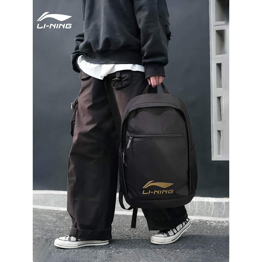 Li Ning mochila escolar grande capacidade masculino estudante do ensino médio feminino estudante do ensino médio viagem