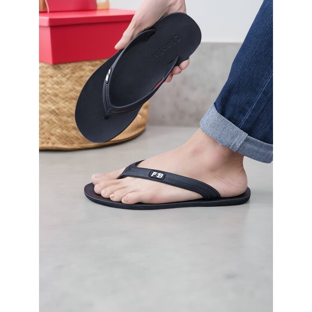 Chinelos de borracha vietnamita masculino verão novo estilo chinelos antiderrapante desodorante resistente ao desgaste