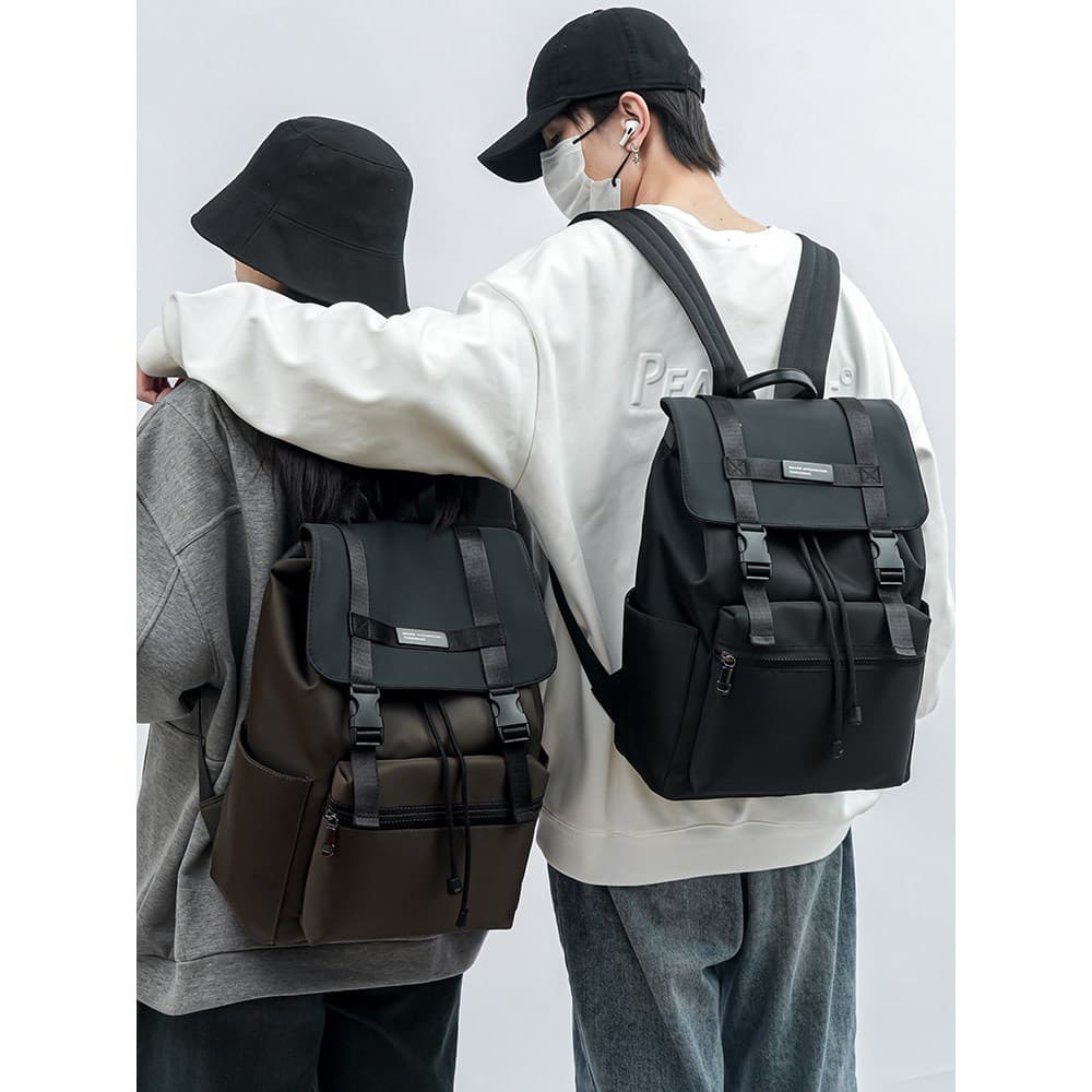 Mochila exclusiva masculina, tendência da moda, bolsa de viagem de grande capacidade, à prova d'água, Universal, para co