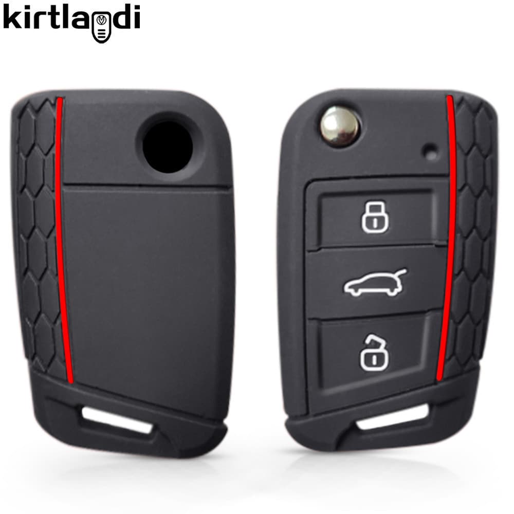 Skoda Octavia A7 Rapid Kodiaq Fabia Seat Ibiza Leon Ateca VW POLO Golf 7 Tiguan T-Roc T6 Acessório Porta-Chaves LM1X