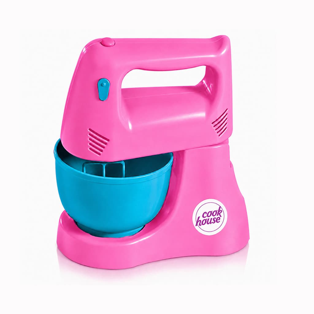 Mini Batedeira de Brinquedo Cook House Play Toys - Rosa