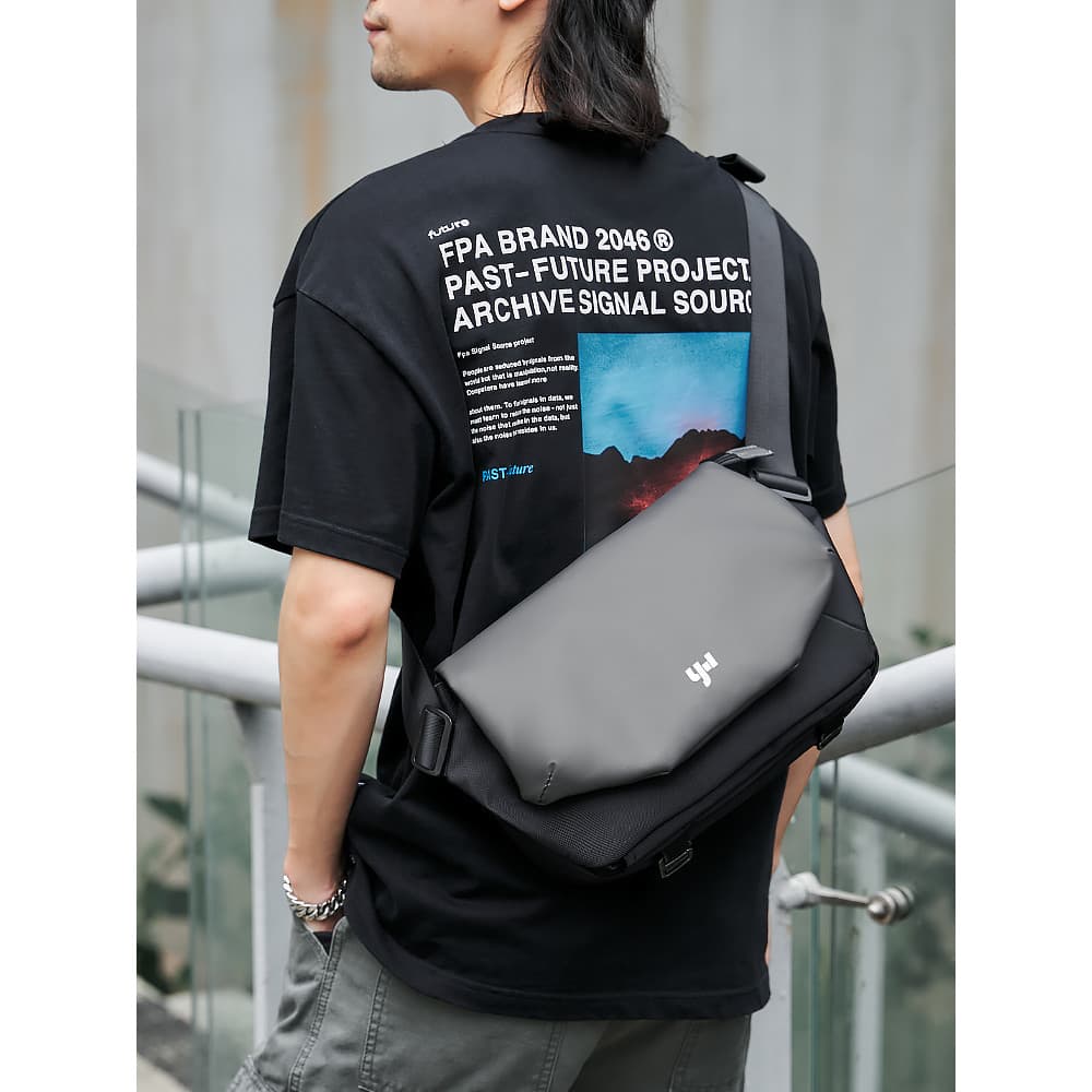 Bolsa mensageiro masculina, bolsa de ombro pequena para ciclismo portátil 2025, novo estilo, resposta rápida, bolsa de o