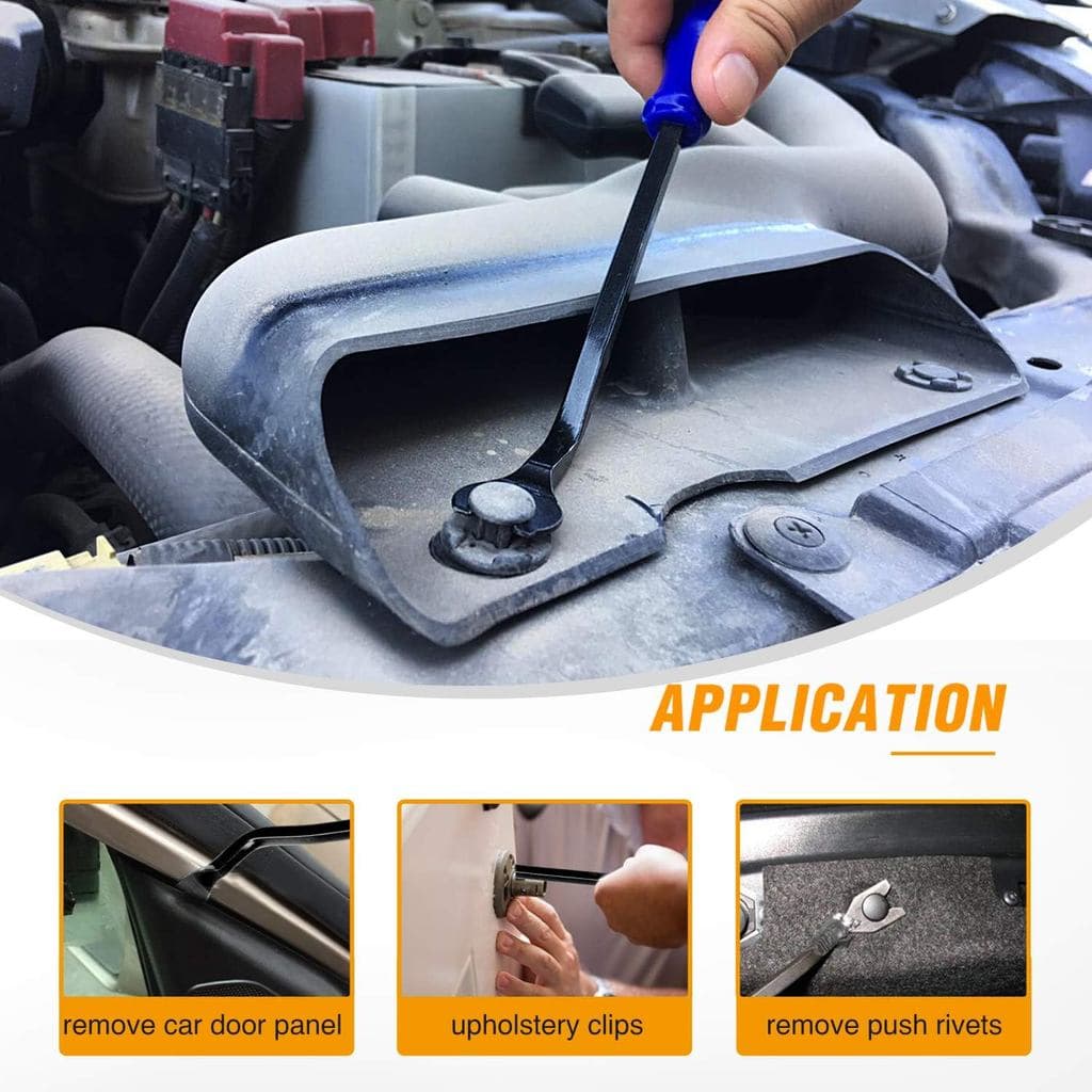 GOOACC 5 Pcs Kit De Ferramentas De Remoção De Guarnição Automática Alavanca Sem Arranhões Para Painel De Clipe De Porta