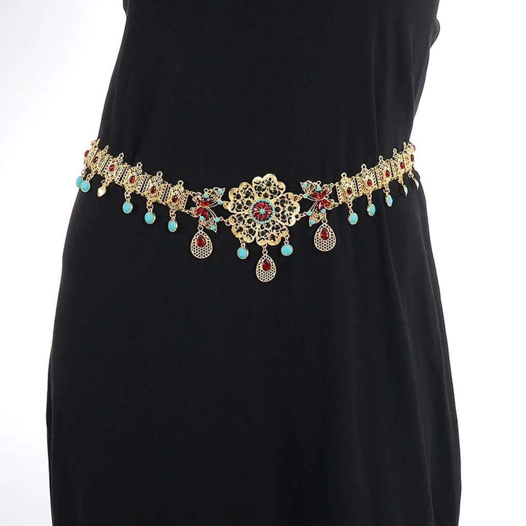 Retro estilo étnico corrente de cintura feminino High-End nicho Design cinto estilo exótico Yunnan Tsun foto acessórios