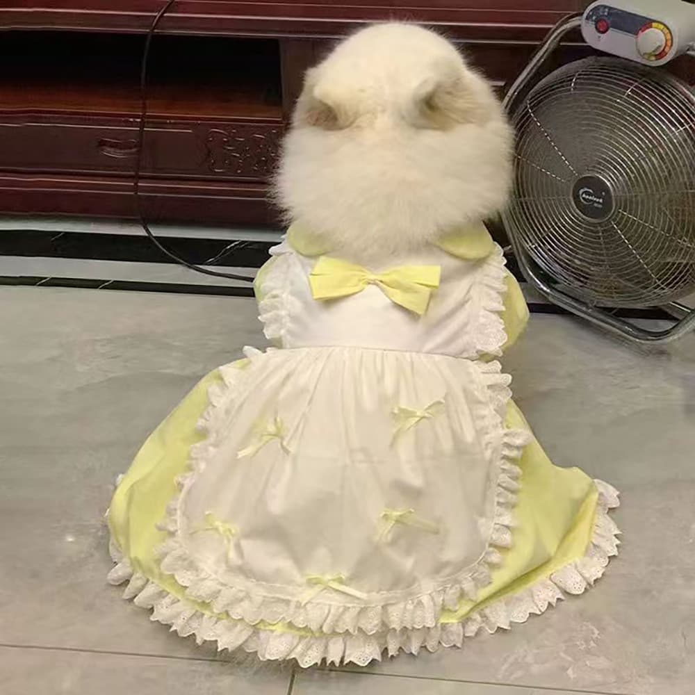 Roupas Para Cães Grandes Samoyed Pastor Antigo Saia Golden Retriever Estilo Lolita Vestido Animais De Estimação Fantasia