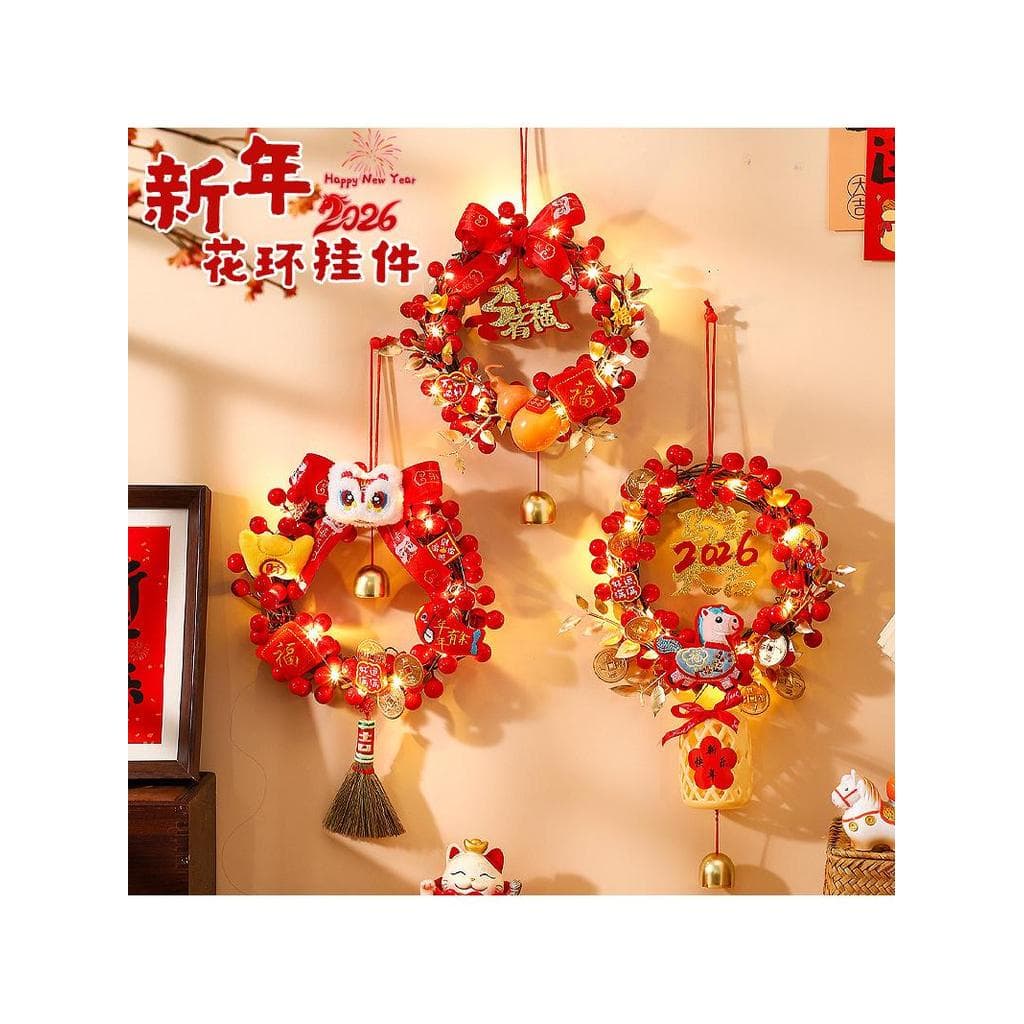 Ano do Cavalo Decoração de Ano Novo Pingente Feito à Mão diy Ano Novo Chinês Festival da Primavera Layout de Cena de Ano
