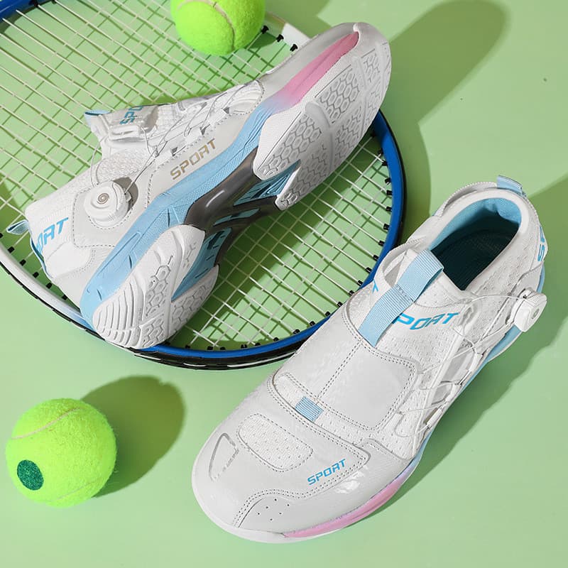 Sabi novo estilo sapatos de Badminton masculino feminino resistente ao desgaste Ultra-leve antiderrapante absorção de ch