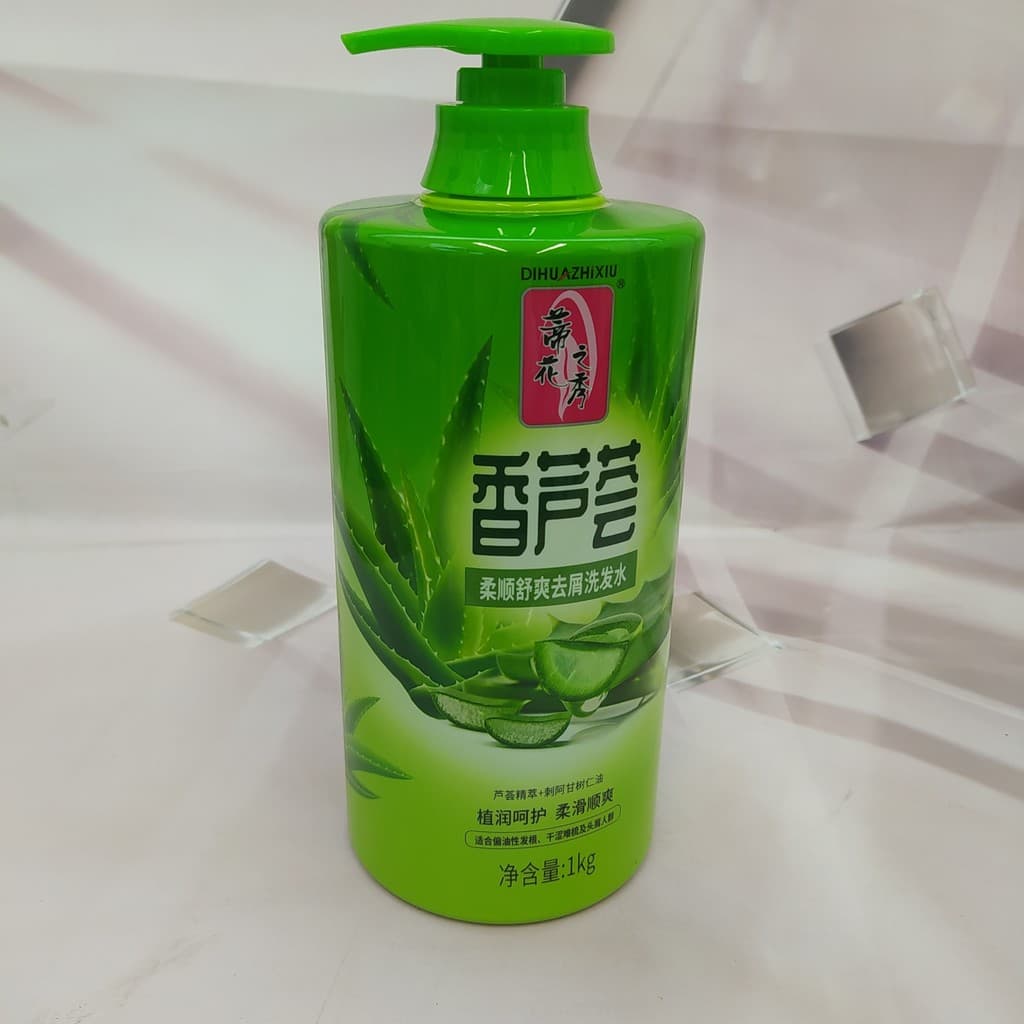 Dança cabelo shampoo fragrância Aloe Vera macio calmante refrescante anti-caspa shampoo anti-caspa anti-coceira suave pa