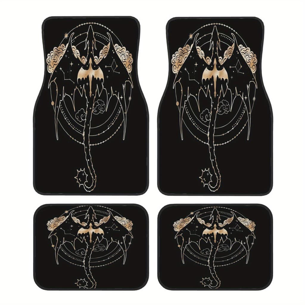 Conjunto de 4 peças Sky Tyne e Andana Four Wings Almofadas para pés de carro oficialmente autorizadas, adequadas para ca