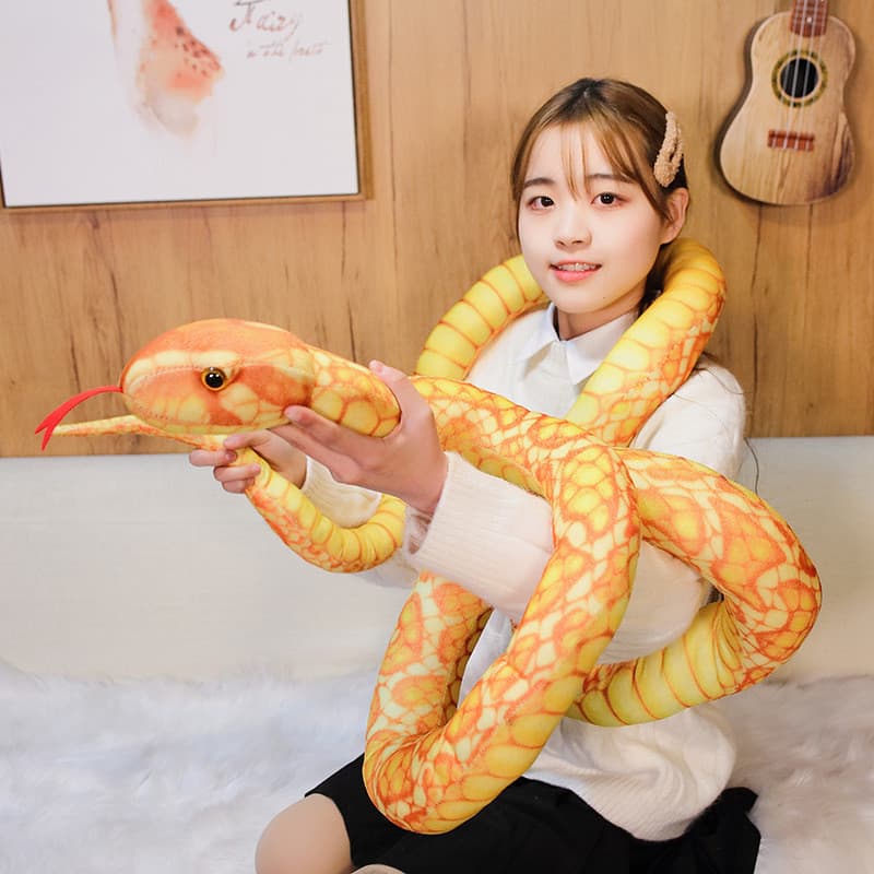 Simulação transfronteiriça Feng Shui cobra dourada Python veneno placa cobra grande cobra branca brinquedo complicado zo